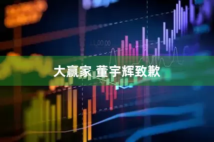 大赢家 董宇辉致歉